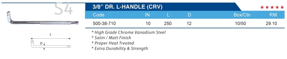 3/8" DR.L-HANDLE (CRV)