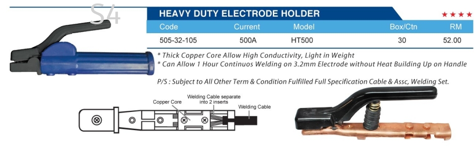 HEAVY DUTY ELECTRODE HOLDER