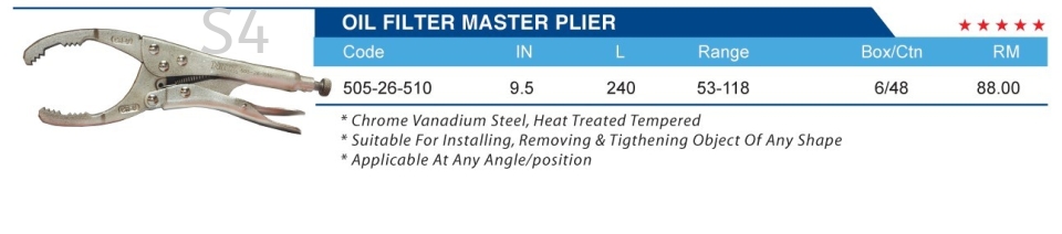 OIL FILTER MASTER PLIER