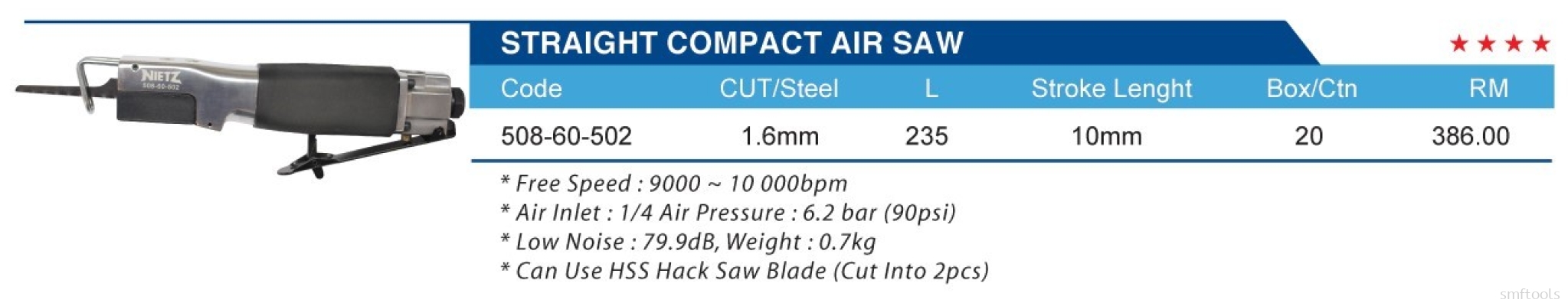 STRAIGHT COMPACT AIR SAW