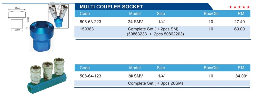 MULTI COUPLER SOCKET