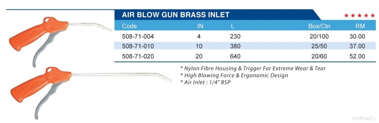 AIR BLOW GUN BRASS INLET