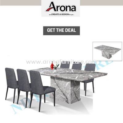 1+6 MARBLE 2M DINING SET