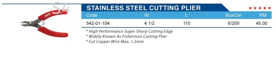STAINLESS STEEL CUTTING PLIER