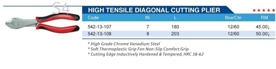 HIGH TENSILE DIAGONAL CUTTING PLIER