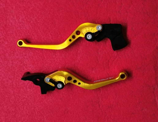 LEVER SET CNC ACCESSORIES HIGH GRADE KTM200 GOLD BLKTM200GD (LHMEEE) 