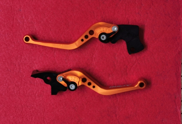 LEVER SET CNC ACCESSORIES HIGH GRADE KTM200 ORANGE BLKTM200OG (LHMEEE) 