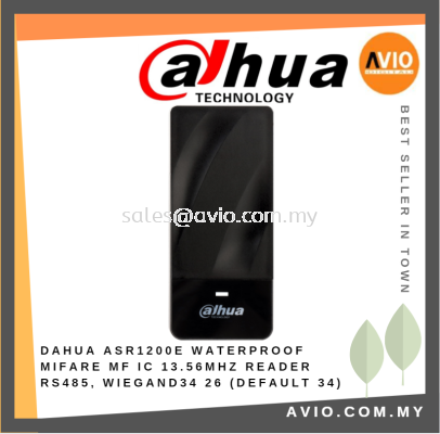 Dahua Waterproof MIFARE MF IC 13.56MHz Reader RS485 WIEGAND 34/26 ASR1200E