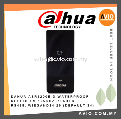 Dahua Waterproof RFID ID EM 125KHz Reader RS485 WIEGAND 34/26 ASR1200E-D 