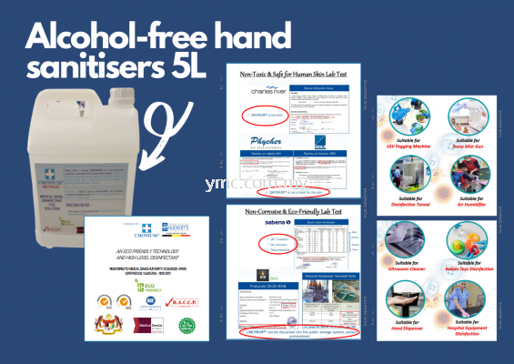 Alcohol-free hand sanitisers 5L