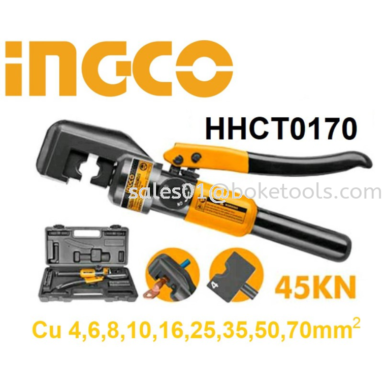 INGCO HHCT0170 Hydraulic Crimping Tool POWER TOOLS  POWER TOOLS - INGCO