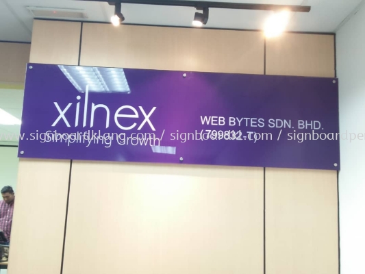 xilnex acrylic poster frame indoor signage signboard at puhong kuala lumpur