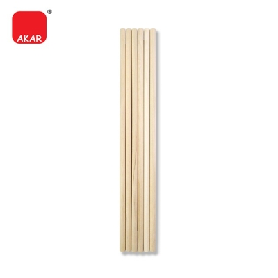 Ice Cream Stick, Pinewood Stick, POP Stick, Long Round Wood Stick 30cm Plain (Diameter 8mm)