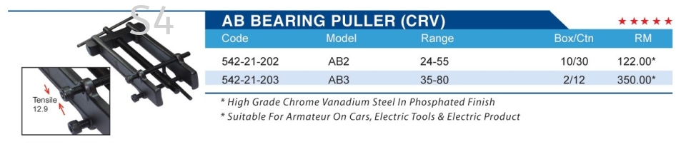 AB BEARING PULLER (CRV)