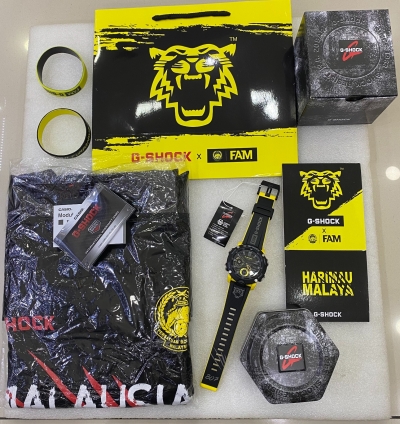 G-SHOCK LIMITED EDITION WATCH HARIMAU MALAYA GA2000FAM-1A9