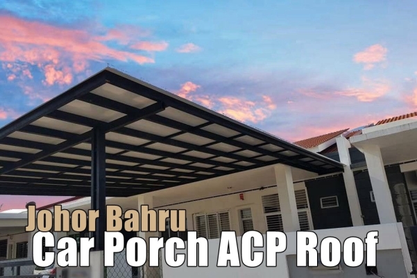 Syarikat Membuat Bumbung Awning ACP Garaj Kereta Di Johor Bahru