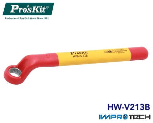 PRO'SKIT [HW-V213B] VDE 1000V Insulated Single Box End Wrench 13mm