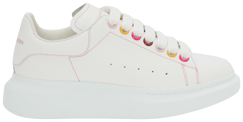 Alexander McQueen Wmns Oversized Sneaker 'White Rainbow'