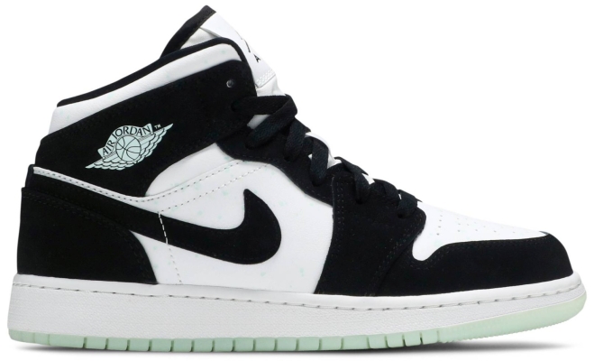 Air Jordan 1 Mid SE GS 'Glow in the Dark Panda'