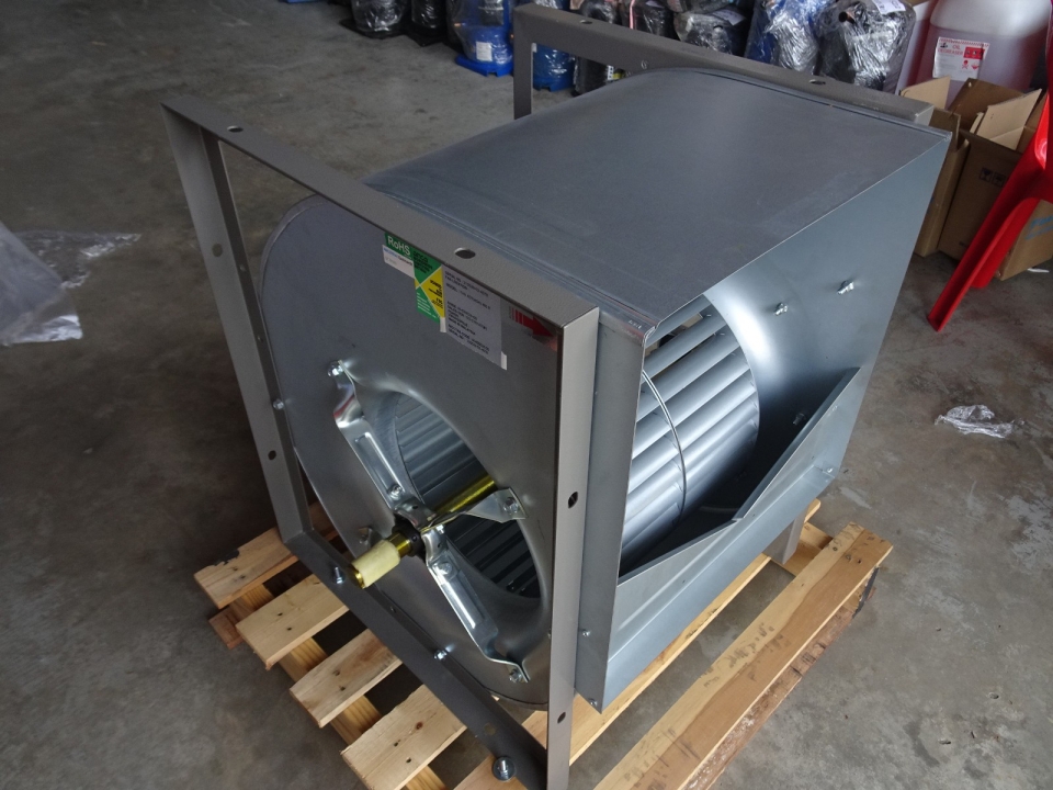 NICOTRA FAN ADH-400-R (EQUIVALENT:ADH E2-400) BLOWER C/W CASING + SHAFT (FAN TYPE:DIDW CENT)