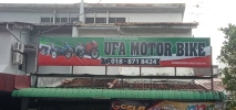 UFA Motor Bike Banner / Streamer Printing Services Foo Lin Advertising