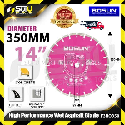 BOSUN F3RO-350 14" High Performance Wet Asphalt Blade