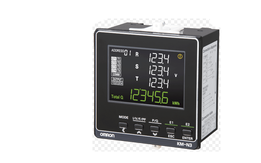 Omron KM-N3-FLK Global Power Monitor for On-panel Installation