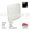 W3161 10W WH-SQ LED-WW LED Updownlight