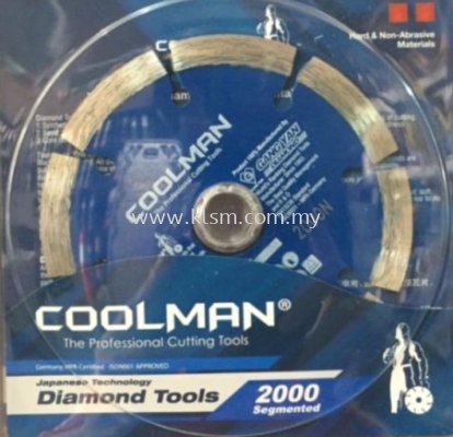 COOLMAN 2000 4" 105MM SEGMENTED BLADE