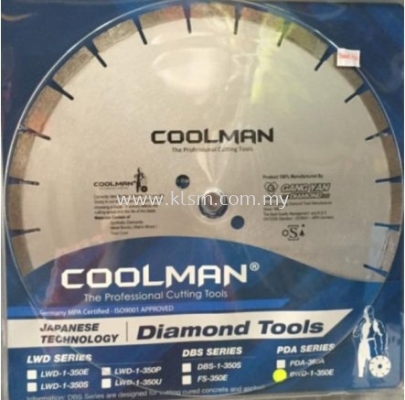 COOLMAN 14" 350MM BWD-1-350E ASPAHLT & GC BLADE