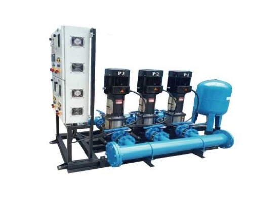 VARIABLE SPEED BOOSTER PUMP -- 3 PUMPS