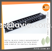 Metal Black Cable Management 1U Panel for Equipment Server Rack 19inch 19 Inch Come with Cover RCM001 RACK