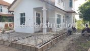Concrete structure work. Cement Work