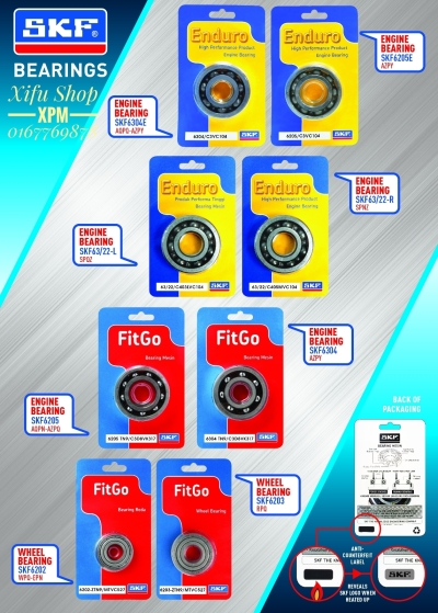 BEARING ENGINE SKF PARTS CATALOG 