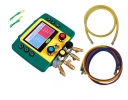 REFCO REFMATE 4 Four Way Digital Manifold with Charging Hose and 3/8" Vacuum Hose Digital Manifold