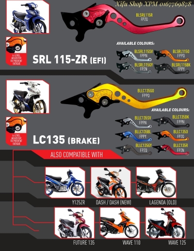 BRAKE LEVER RH CNC ACCESSORIES PARTS CATALOG 