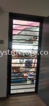 To fabrication,supply and install powder coated sliding door @ Jalan Raja Lumu Pandamaran, 42000 Port Klang. Grill Door