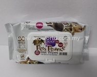 PETS POUNCE WET WIPES SANITIZER NON-ALCOHOL 80 SHEET