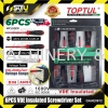 TOPTUL GAAE0612 6pcs VDE Insulated Screwdriver Set Insulated Tools