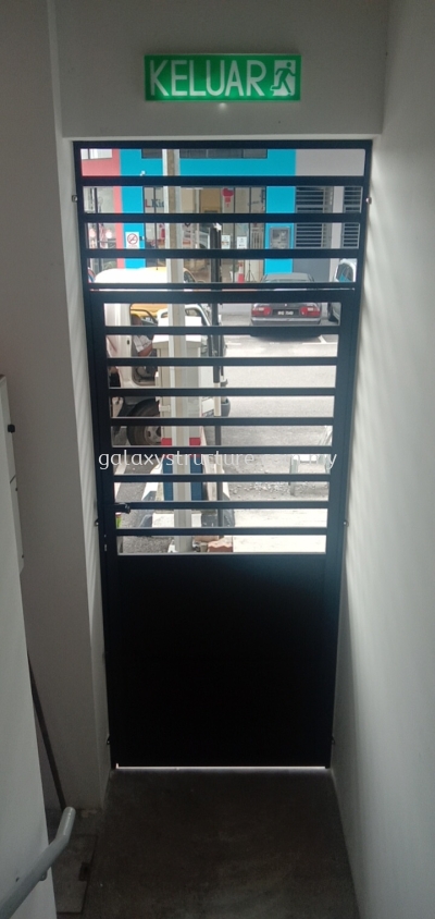 To fabrication,supply and install powder coated half plate door @ Jalan Astaka 5/KU2, Bandar Bukit Raja, 41050 Klang.