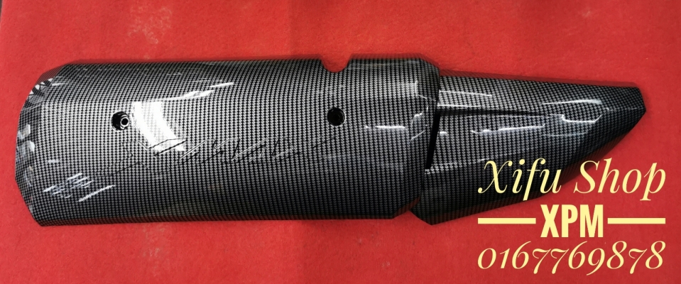 EXHAUST PIPE COVER X MAX 300 CARBON CS-EPC04-CB MEEE