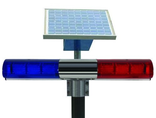 ELM-SOL Solar Powered Warning Light Bar