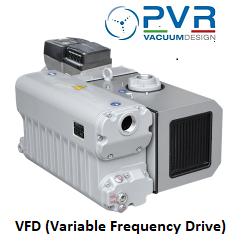 PVR EU VFD (Variable Frequency Drive) Series single-stage oil rotary vane vacuum pumps