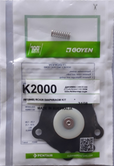 K2000 Goyen Diaphragm kit