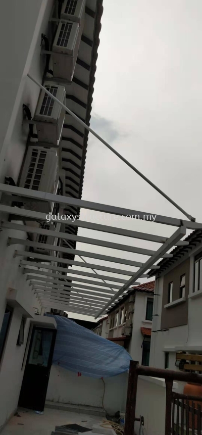 Pergola Acp paint and special pergola Acp hanging paint @ Jalan Setia Tropika U13/18C2, Setia ECO Park.