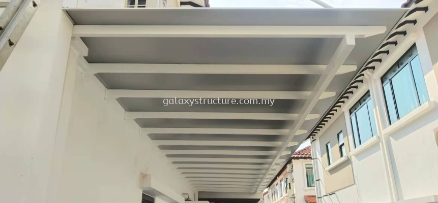 Pergola Acp paint and special pergola Acp hanging paint @ Jalan Setia Tropika U13/18C2, Setia ECO Park.