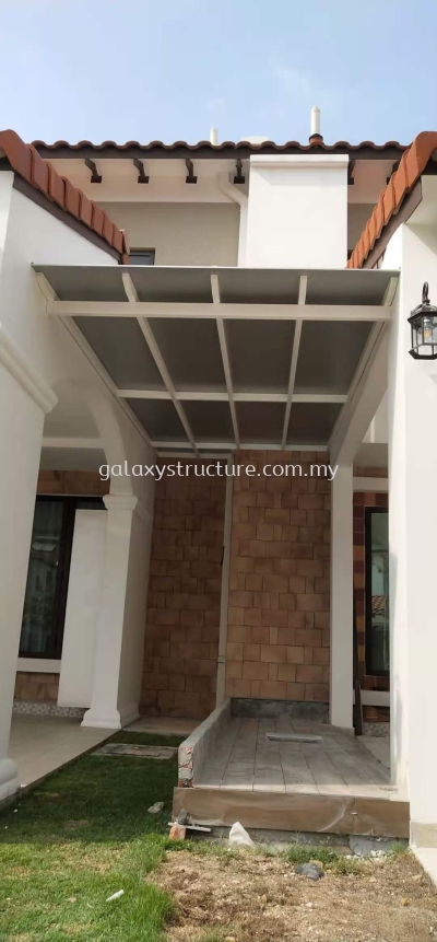 Pergola Acp paint and special pergola Acp hanging paint @ Jalan Setia Tropika U13/18C2, Setia ECO Park.