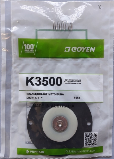 K3500 Goyen Diaphragm Repair Kit