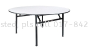 MY-FRT FOLDABLE 4' ROUND TABLE (RM 210.00/UNIT) Banquet Foldable Table TABLE