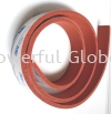 Red Silicone Sponge With One Side 3M Tape Silicone Rubber Sheet /Gasket